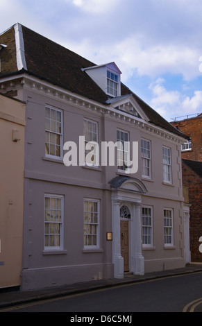 Oxley House, Herrenhaus, Nr. 19 Nelson Street, King's Lynn, Norfolk, England Stockfoto