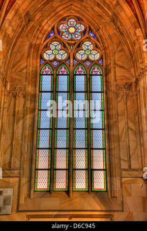 Marmor-Fenster gewölbte Decke, Stuck, bunte Dekorationen, Ornamente