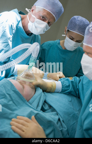 Arzt, Krankenhaus, Patienten, Chirurgen, Chirurgie Stockfoto