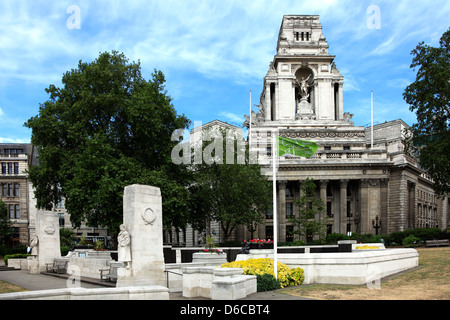 Handelsmarine Memorial Tower Hill Memorial, Trinity Square, London City, England Stockfoto