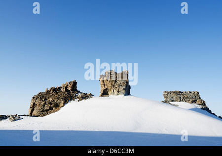 Gran Paradiso (4061m), höchste Gipfel vollständig in Italien, Gran Paradiso Nationalpark, Aostatal, Italien, Europa Stockfoto