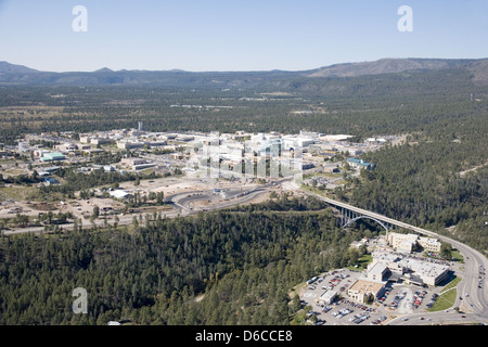 Luftaufnahme des Los Alamos National Laboratory - 3 Stockfoto