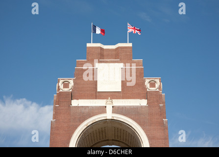 Die Thiepval-Denkmal, das Denkmal für die fehlenden an der Somme, Frankreich. Von Sir Edwin Lutyens entworfen. Stockfoto