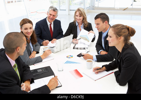 Business, Besprechung, Geschäftsmann, team-Besprechung Stockfoto