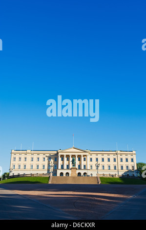Det königlichen Slott, Königspalast, Oslo, Norwegen, Skandinavien, Europa Stockfoto