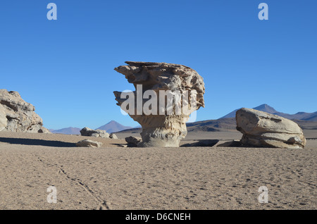 El Arbol de Piedra in der Atacama-Wüste, Bolivien Stockfoto