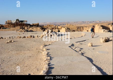 Festung Masada in Israel Stockfoto