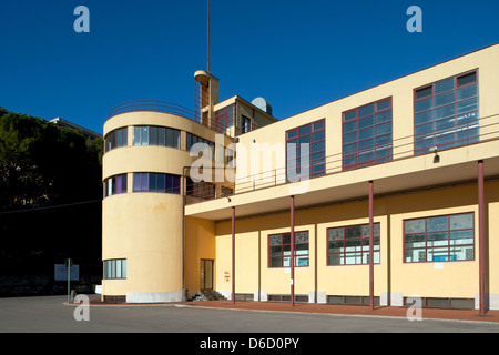 Genua, Italien, das Gebäude des Stadio Comunale di Nuoto Stockfoto