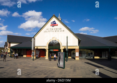 East Midlands mcarthurglen Designer Outlet Shopping Center, Derbyshire. Stockfoto