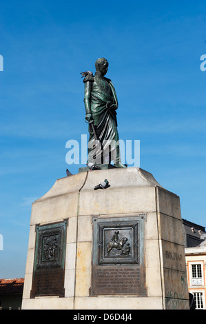 Statue von Simon Bolivar, Plaza de Bolivar, Bogota, Kolumbien, Südamerika Stockfoto