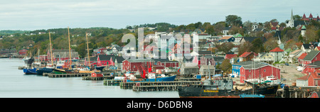 Kais in Lunenburg, Nova Scotia, Kanada Stockfoto