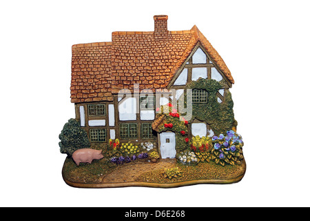 Lilliput Lane Salbei Cottage Stockfoto