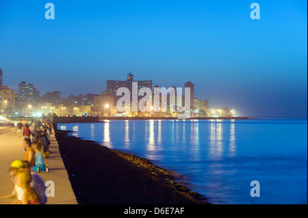 Der Malecon, Havanna, Kuba, Karibik, Karibik Stockfoto