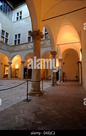 Italien, Toskana, Pienza, Palazzo Piccolomini Stockfoto