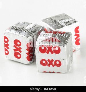 Oxo-Würfel Stockfoto