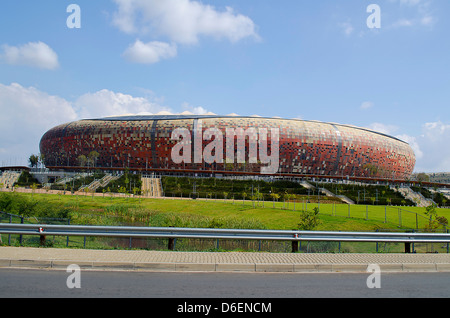 Das Fußball-Stadion Johannesburg Stockfoto