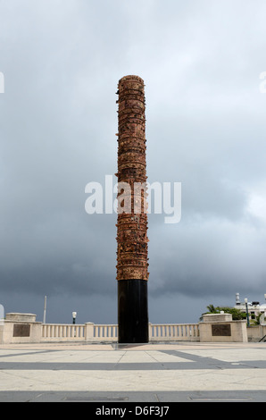Plaza del Totem, Old San Juan, Puerto Rico Stockfoto