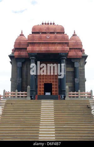 Vivekananda Rock Memorial, Kanyakumari, Tamil Nadu, Indien Stockfoto