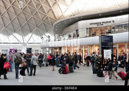 London, Vereinigtes Königreich, Kings Cross Station Stockfoto