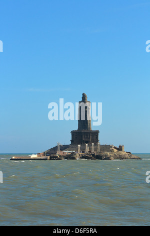 Thiruvalluvar, Cape Comorin, Kanyakumari, Tamil Nadu, Indien Stockfoto