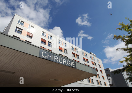 Kiel, Deutschland, Klinik für allgemeine Chirurgie und Thoraxchirurgie auf dem Gelände der Universität Krankenhaus Kiel Stockfoto