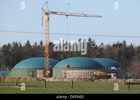 Horstedt, Deutschland, einer Biogasanlage Stockfoto