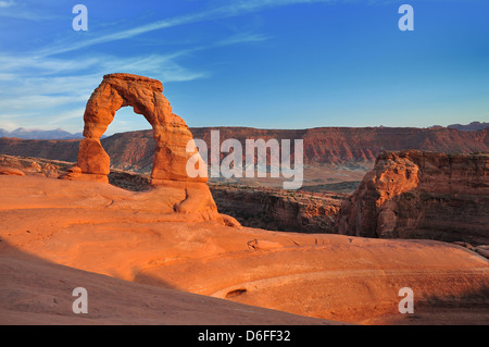 Zarte Bogen, Arches-Nationalpark, Utah Stockfoto