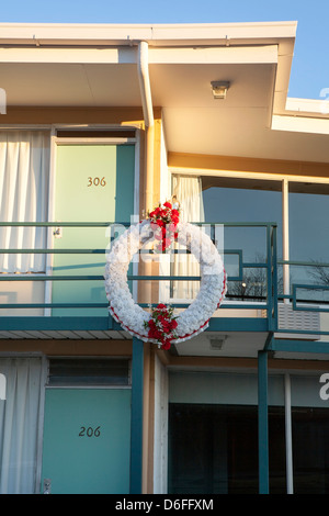 Lorraine Motel, Zimmer 306, wo Martin L. King Jr ermordet wurde, Memphis, Tennessee, USA Stockfoto