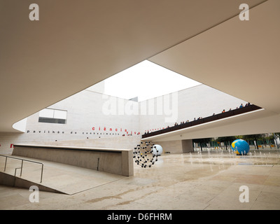 Lissabon, Portugal, der Pavillon Pavilhao Conhecimento tun mit dem Kunstmuseum Ciencia Viva im Parque Das Nações Stockfoto