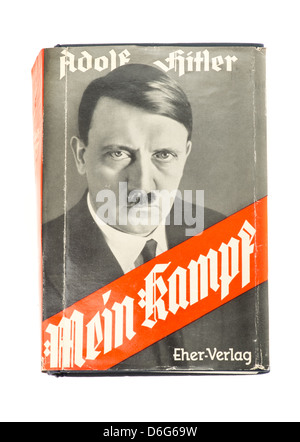 Außerhalb Hülse die Hardcover buchen Sie Mein Kampf von Adolf Hitler - Ausgabe 1939 Stockfoto