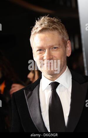 Schauspieler Kenneth Branagh besucht den British Academy Film Awards am Royal Opera House in London, Großbritannien, am 12. Februar 2012. Foto: Hubert Boesl Stockfoto