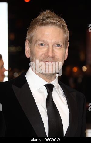 Schauspieler Kenneth Branagh besucht den British Academy Film Awards am Royal Opera House in London, Großbritannien, am 12. Februar 2012. Foto: Hubert Boesl Stockfoto