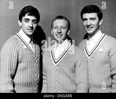 DIE VICOMTES UK-pop-Gruppe im Oktober 1963 aus l: Don Paul, Ronnie Wells, Gordon Mills. Foto Tony Gale Stockfoto