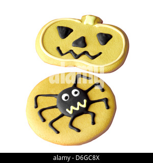 Verschiedene Halloween-Plätzchen Stockfoto
