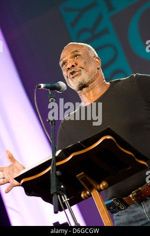 Willard White OM, CBE, Jamaikanisch geborene britische Opern Bass-Sänger singen auf dem Canterbury Festival Stockfoto