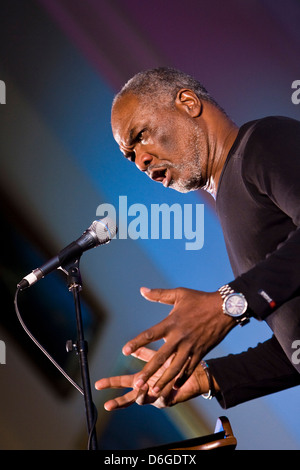 Willard White OM, CBE, Jamaikanisch geborene britische Opern Bass-Sänger singen auf dem Canterbury Festival Stockfoto