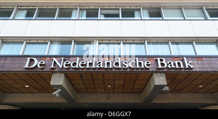 Amsterdam, Niederlande, schauen Sie sich die De Nederlandsche Bank NV, DNB Stockfoto