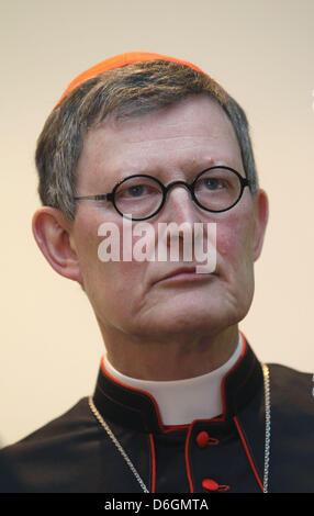 Frisch gebackenen besucht Kardinal Rainer Maria Woelki einen Empfang im Vatikan, 18. Februar 2012. In seinem vierten Consistorium ernannte Papst Benedikt 22 Bischöfe, Kardinäle. Foto: KARL-JOSEF HILDENBRAND Stockfoto