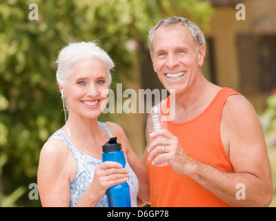 Älteres Ehepaar gemeinsam Stockfoto