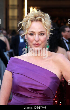 US-Schauspielerin Virginia Madsen kommt auf die 84. Oscar-Verleihung aka Oscar-Verleihung im Kodak Theatre in Los Angeles, USA, am 26. Februar 2012. Foto: Hubert Boesl Stockfoto