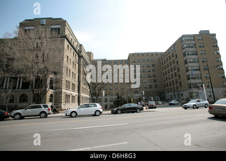 Klinikum Notre-Dame befindet sich auf Sherbrooke Street East in Montreal Stockfoto