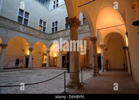 Italien, Toskana, Pienza, Palazzo Piccolomini Stockfoto