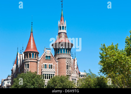 Casa de Les lesPunxes, Barcelona Stockfoto