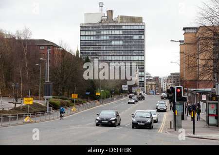 North Hanover Street im Stadtzentrum von Glasgow, Schottland, Großbritannien Stockfoto