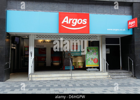 Argos Store Front an der Sauchiehall Street im Stadtzentrum von Glasgow, Schottland, Großbritannien Stockfoto