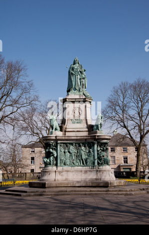 Statue der Königin Victoria, Dalton Square, Lancaster Stockfoto