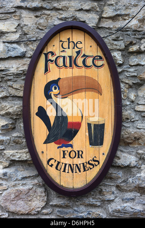 Kenmare. County Kerry. Irland. Ladenschilder. Stockfoto