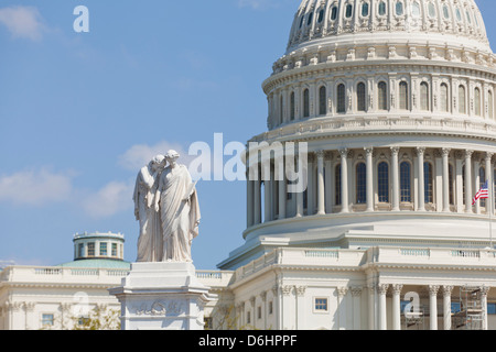 Statue von Trauer und Geschichte der Peace Monument im US Capitol gründen, Washington, DC, USA Stockfoto