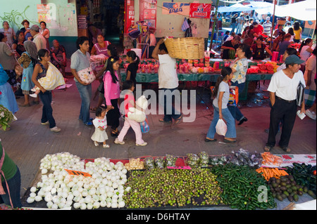 Tlacolula Sonntagsmarkt, Bundesstaat Oaxaca, Mexiko, Nordamerika Stockfoto