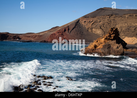 Lanzarote-Landschaft Stockfoto